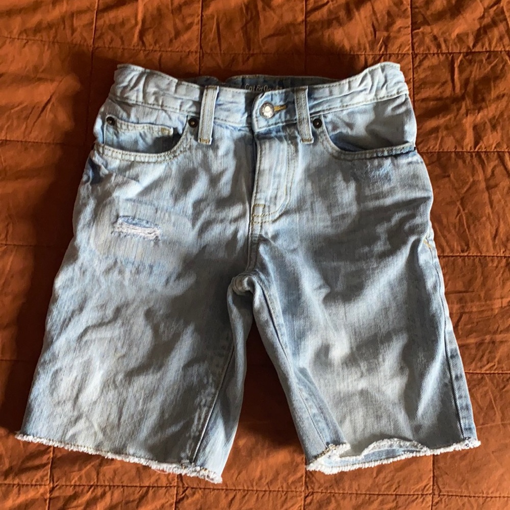Kids denim cutoffs